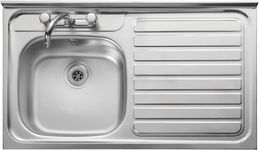 Leisure LC106R/RF Kitchen Sink Top-Mounted Sink Rectangular Stainless Steel