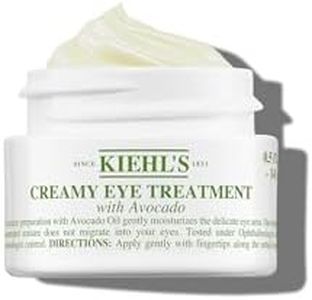 Kiehl's Avocado Eye Treatment, Nourishing and Hydrating Eye Cream, Avocado Oil and Caffeine to Energize and Invigorate Dry, Tired Eyes, 99% Naturally Derived Formula - 15 ml