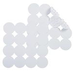 Webos Anti Slip Shower Mat: 2PCS Non Slip Bath Mat for Tub with Strong Suction Cups Bathtub & Tub Mats for Elderly and Kids Bathroom Square Rubber Shower Floor Stall Matt (White, 21X21)