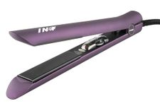 INF PROFESSIONAL PLATINUM PLUS HAIR STRAIGHTENER TOURMALINE CERAMIC STRAIGHTENING FLAT IRON FOR HEALTHY STYLING, 2-IN-1 CURLING IRON FOR ALL HAIR TYPE DUAL VOLTAGE-450°F (PURPLE REIGN)…