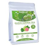 TEARELAE - Guava Leaves Tea Bags - 70 Count - Premium Guava Leaves - Non-GMO - Caffeine-Free