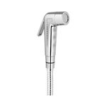 PARRYWARE Splash Series Health Faucet/Toilet Gun (Stainless Steel) | PVC Pipe, Wall Hook Included, ABS Body | Toilet Spray Gun/Health Faucet Set with Pipe/Hose and Wall Hook | T9805A1