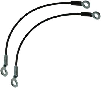 TRQ Tailgate Cable Set Compatible with 1978-1996 Ford Bronco 1973-1979 Ranchero