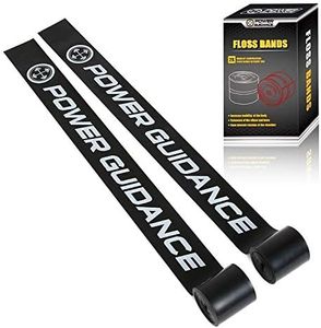 POWER GUIDANCE Muscle Floss Bands - Compression Bands - Mobility & Recovery Bands - for Improving Movement, Increasing Circulation & Reducing Soreness