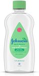 Johnson's Baby Oil, Mineral Oil Enriched with Aloe Vera and Vitamin E, 14 fl. oz