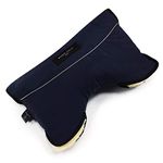 Werner Christ Baby Lambskin Pram Muff - Mffy is the ideal hand warmer for buggies made of medical fur, easy to use, hand muff in navy (dark blue)