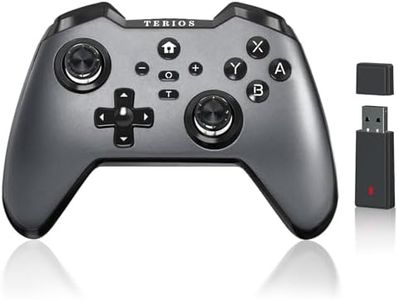 TERIOS T32 Pro Controller for Nintendo Switch/Oled/Lite/PC, Wireless Controller with Hall Effect Joystick/No Drift/NFC/Linear Motor/Turbo