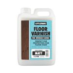 Littlefair’s Floor Varnish for Wooden Floors 5ltr - Quick Dry, Low Odour & Easy Clean - Tough & Hardwearing Formula - Premium Non-Yellowing Clear Polyurethane Varnish - Versatile Wood Floor Varnish