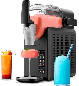 Iceman by Chefman Slush-Ease MAX 90oz Slushie Machine, 64oz Liquid Capacity Frozen Drink Maker & Slushy Machine with 5 Presets and LED Display, Perfect for Frozen Margaritas, Frappes, Smoothies