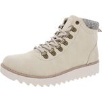 Skechers Women's BOBS Mountain Kiss Ankle Boot, Off White, 9.5, White