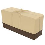 Furniture Cushion Storage Bags Extra Large Heavy Duty 420D Oxford Fabric Waterproof Garden Patio Outdoor Cushion Storage Bags with Handles (152x71x51cm)