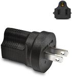 Ceptics Japan, Philippines NEMA 1-15 Travel Power Plug Adapter Accepts NEMA 5-15R - ETL Certified - Industrial Grade (IG-6)