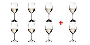 Riedel VINUM Chablis/Chardonnay Glasses, Pay for 6 get 8