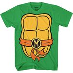 Teenage Mutant Ninja Turtles TMNT Boys Costume Youth T-Shirt(Michelangelo,X-Large)