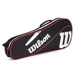 Wilson Advantage III Triple Bag - Black/Red