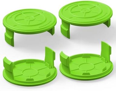 YWTESCH 4 Pack String Trimmer Replacement Spool Cap for Greenworks, Weed Wacker String Parts Trimmer Line Cap Covers Compatible with Greenworks Cordless Weed Eater