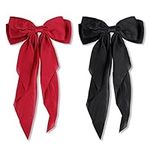 2 PCS Bow Hair Clips for Women, Sof