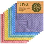 Green Dodo Swedish Dishcloth 10 Pack - Eco Friendly Biodegradable & Sustainable Sponge Kitchen cloth - Absorbent & Odour Free Dish Cloths For Kitchen - Reusable Kitchen Sponge Paper Towel Alternative