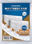 PROMORE Super King Size Mattress Cover for Moving, Storage Mattress Bags for Moving and Transport, Mattress Protector Storage Bag - Strong, Reusable, Tearproof, Waterproof, Anti-dust