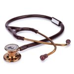 Dr. TORSO Himalaya II Aluminum Stethoscope For Doctors and Medical Students | Double Sided Chest Piece For Adult & Pediatric Patients | U-Shaped PVC Tubing | Soft Sealing Ear Knobs