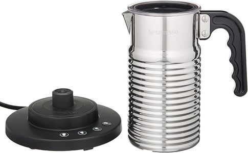 Nespresso Aeroccino4 Milk Frother – Silver Latte Foam Maker