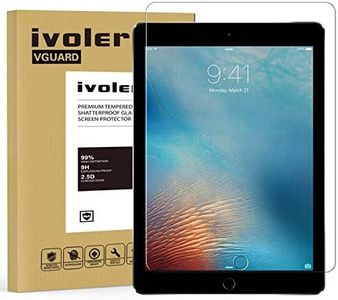 ivoler Protector de Pantalla para iPad 9.7 Pulgadas 2018 / iPad 9.7 2017 / iPad Pro 9.7 2016 / iPad Air/iPad Air 2 (iPad 5 & 6) [Garantía de por Vida], Cristal Vidrio Templado Premium