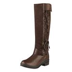 ARIAT Grasmere Long Boot 5.5 Wide Calf Brown