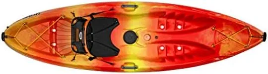 Perception Kayaks Tribe 9.5 | Sit on Top Kayak | Recreational Kayak | 9' 5" | Sunset