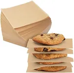 Juvale 1000 Sheets Precut 4x4 Parchment Paper Squares, Bulk Brown Unbleached Liners for Baking, Cookies, Hamburger Patty Press