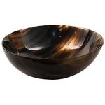 Parker Genuine Ox Horn Palm Lathering Shave Bowl