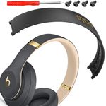 Studio 3 Replacement Headband Parts Accessories Studio3 Headband Top Arch Band Repair Kit Compatible with Beats Studio3 Headphones. (Shadow Gray)