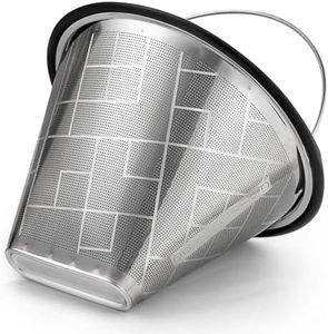 Reusable #4 Coffee Filter for Technivorm Moccamaster KBGV and KBT Coffee Machines - Stainless Steel Mesh, Durable Metal Filter for Sustainable Brewing