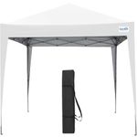 Quictent Pop Up Gazebo 3 x 3m with Bag, Folding Gazebo Waterproof Event Shelter, 50+UV Protection Canopy Garden Tent for Parties, Camping, Festivals and Flea Markets - White