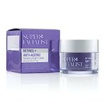 Super Facialist Retinol+ Anti-Ageing Night Cream - Face Cream with Retinol & Hyaluronic Acid for Fine Lines & Wrinkles, Vegan Friendly Anti Ageing Face Cream for Smooth Skin, 50ml