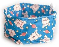 Dog Cooling Bandana, Stock Show Pet Dog Adjustable Ice Chill Out Collar Scarf with 4 Ice Packs for Summer (Blue Bulldog)