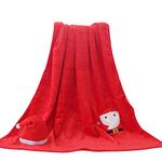 Boodtag Xmas Nursery Blankets for Baby Toddler Santa Claus Elk Soft Thermal Fleece Pram Blanket (Santa, 100 * 80cm)