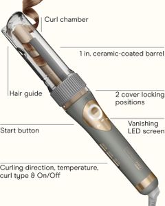 Conair Curl Secret Hair Curler, 3/4-Inch Barrel – Automatic Curling