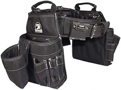 Gatorback Professional Carpenter's Tool Belt Combo w/Air-Channel Pro Comfort Back Support Belt. (Medium 31-35 Inch Waist)