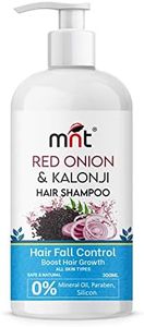 MNT Red Onion & Kalonji Hair Shampoo for Hair Fall Control and Hair Growth with Onion & Black Cumin Seed Oil, 300 ml