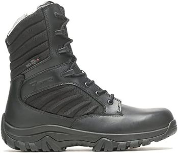 Bates Men's Gx X2 Tall Side Zip Dryguard+ Military and Tactical Boot, Black, 15