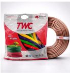 TWC 16-Gauge/AWG Speaker Wire, 45 Meter (148 Feet) Oxygen-Free Copper, Two Conductors, Audio Speaker Cable for Car, Stereo, Subwoofer, Home Theatre, Hi-Fi Surround Sound (Copper, Transparent)