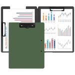 PEXCOO File Cover Folder Clipboard, 360° Flip Writing Pad, Multicolor, A4 & Letter Size, Foam Board Material