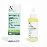 NUTURE Nourishing Skin Treatment Oil 50ml | Improves the appearance of Scars & Stretch-marks | Omega-rich Oils | Face & Body | Absorbs Quickly | Antioxidants | Soothed & Softened