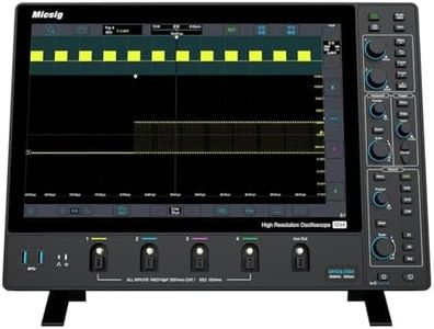 High Resolution Oscilloscope with 4 Channels MHO3-5004 Digital Storage Oscilloscope 14-inch Integrated Touch Screen 3GSa/s Sampling Rate 500Mhz Bandwidth ＜80μVrms Low Noise (12 Bit）