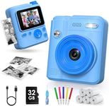 Gofunly Kids Camera Instant Print, 
