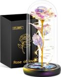 Otlonpe Christmas Birthday Gifts for Women Mom,Retirement Best Friend Rose Gifts for Women,Light Up Glass Rose Gifts for Mom Teacher,Valentines for Wife Girlfriend Her