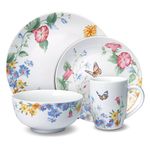 Pfaltzgraff 5184213 Annabelle Dinnerware Set, 16 Piece, Multicolored