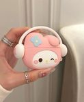 Jivitam Silicone Cover for Apple Airpods Pro Case 2019/Airpods Pro 2nd Generation Case 2022,3D Cartoon Case Design Silicone Cover for Airpods Pro 2 Case for Girls/Boys (Pink Kitty)