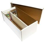 (5) Graded Shoe 2-Row Cardboard Storage Boxes - Baseball, Football, Basketball, Hockey, Nascar, Sportscards, Gaming & Trading Cards Collecting Supplies by MAX PRO - GSB