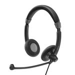 Sennheiser SC 75 USB MS Dual sided UC headset with USB connector including in-line call control and 3.5